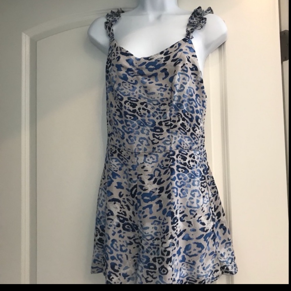 Wild Honey Leopard Print Romper